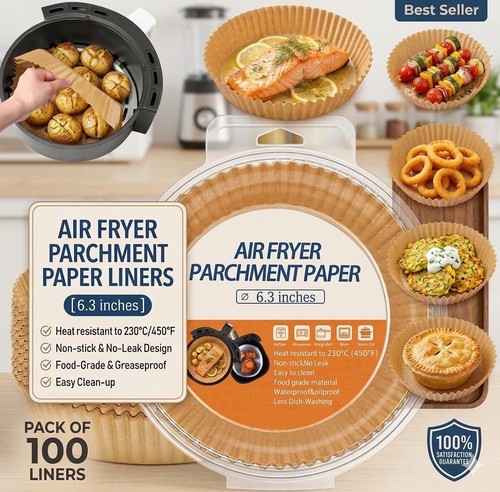 100pcs air fryer disposable - 100pcs,