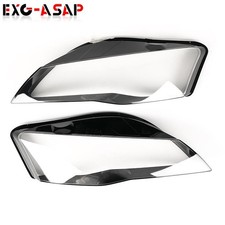 Pair Car Headlight Lens Cover