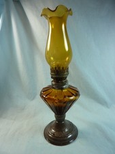 Vintage Mini Amber Glass
