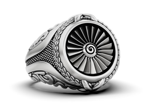 Oxidized men turbine style - turbine,
