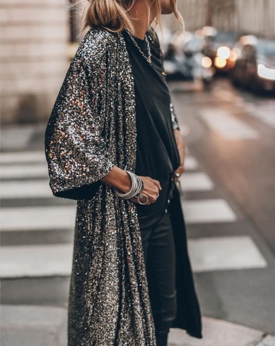 Ladies sparkly long - ladies, sleeve