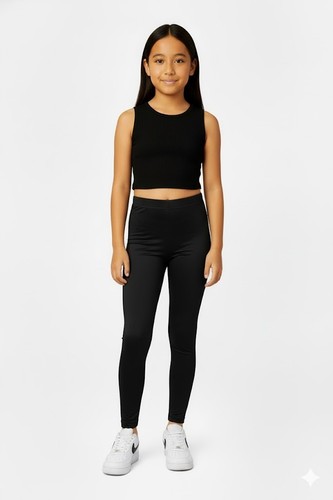 Kids girls lycra leggings - lycra,