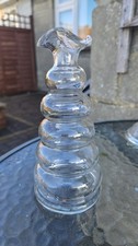 Glass Vinegar Bottle 8"