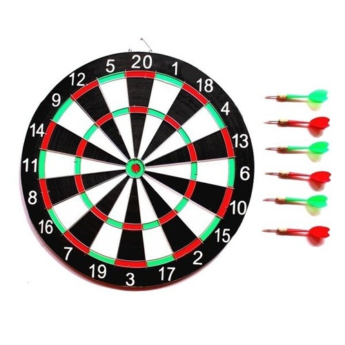 Dart board double sided - board, 17"