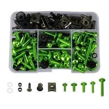 155x Motorbike Fairing Bolts Kit For Kawasaki GPZ 305 550 750 1100 / KLR 250 650