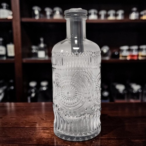 Solar glass bottle lantern - glass,