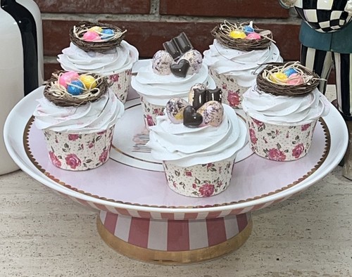 Fake cupcakes set of 6 - set,