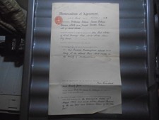 1908 Antique Indenture Type