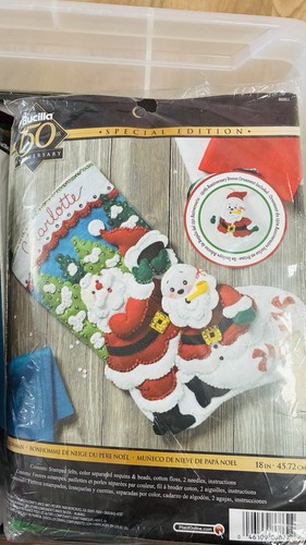 Bucilla santa snowman - santa’s,