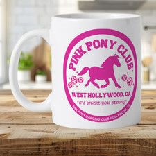 Novelty Pink Pony Club Mug