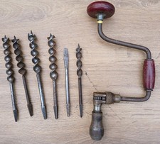 Vintage Brace and Bit Drill +