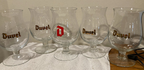 Duvel belgian tulip beer - beer, glass