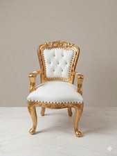 Prince Throne Chair   -  Gold