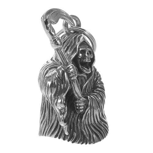 Skull bell pendant - bell, motorcycle