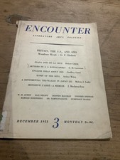 Encounter Magazine, Issue 3, 1953, Stephen Spender, W H Auden, D H Lawrence Etc