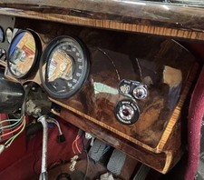 Jaguar Mk2/ Daimler 250 Dash Pods And Dash Top Re Veneer
