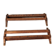 Oak church pew - pew, book