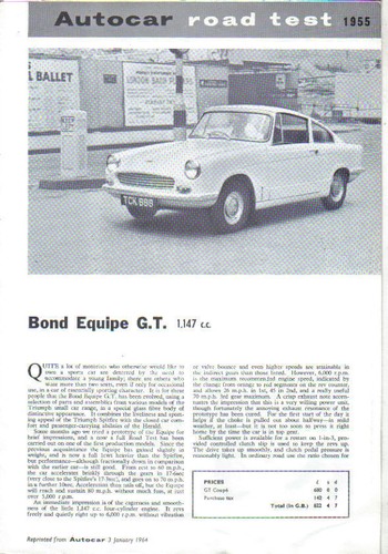 Bond equipe period - bond, gt