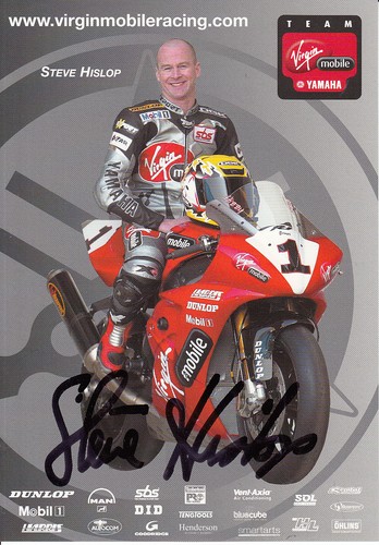 Steve hislop hand - steve, signed
