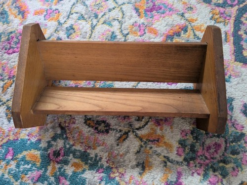 Vintage wooden book - wooden,