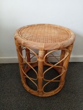 Vintage Coffee Side Table cane