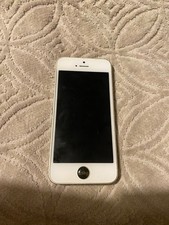 Apple iPhone 5 - 16GB - White & Silver untested for spares or repairs 