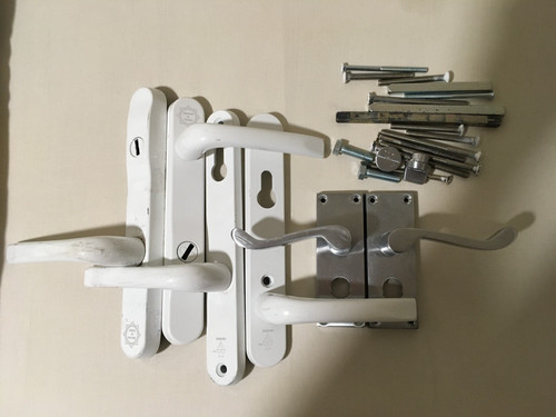 Used door handles set - used,