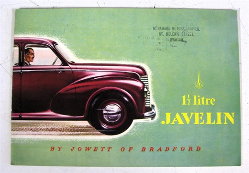 Jowett javelin car sales - jowett,