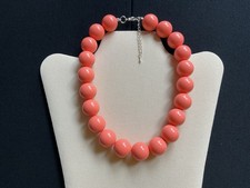 Chunky Coral Pink/Red Beads