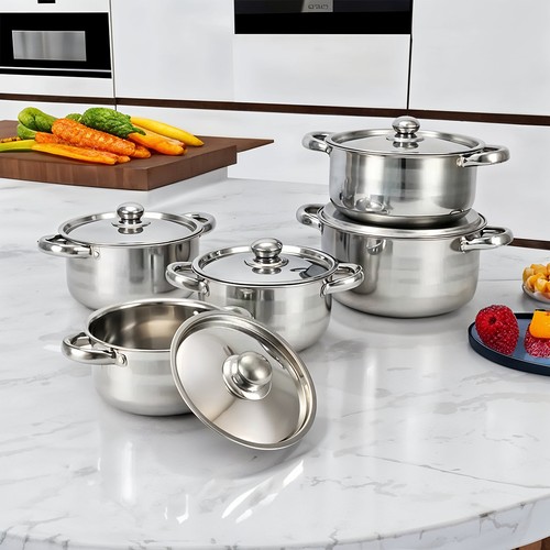 5pcs set large - large, steel