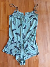 La Senza Lingerie PJ Pyjamas Sleepwear summer bodysuit playsuit 8 mint green