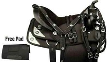 Black Synthetic Western Saddle