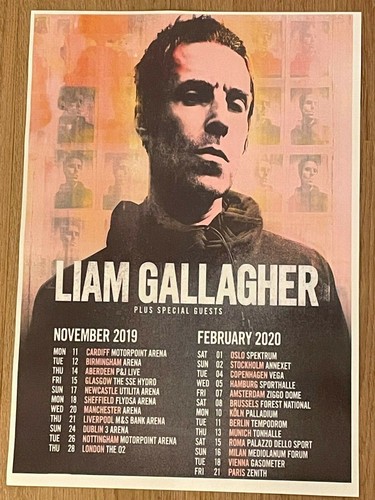 Liam gallagher concert poster - gallagher,