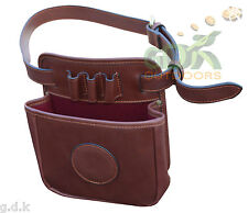 SPEED LOADER BELT, & CARTRIDGE POUCH,BAG, DARK BROWN GUARDIAN LEATHER, GDK-HA760