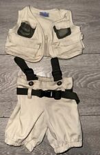 Build A Bear BAB Workshop Safari Desert Outfit Waistcoat Shorts Replacement