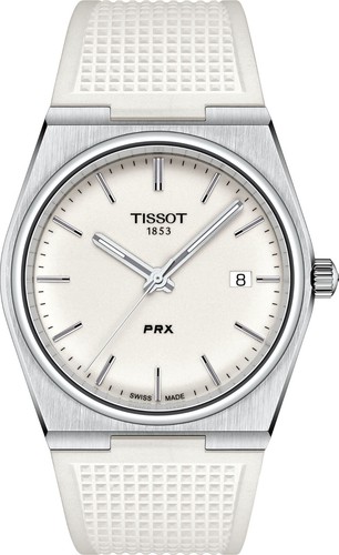 Tissot prx 40mm white - white, dial