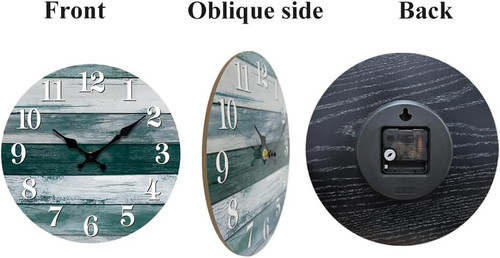 Wall clock silent - wall, non-ticking