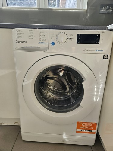 Indesit 9kg 1400rpm inverter - indesit,
