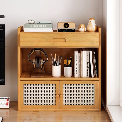 Bamboo storage cabinet - bamboo,