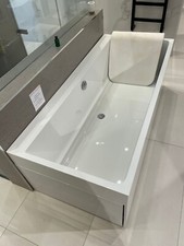 Burgbad German Designer Crono Bath with Panels 1800x800mm - Freestanding