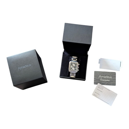 New amadeus mens chronograph - new,