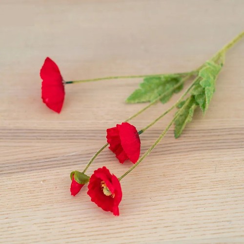 Heads artificial poppy - artificial,