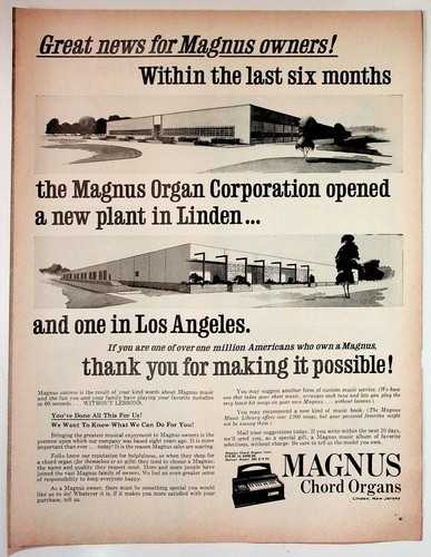 Magnus chord organ corporation - magnus,