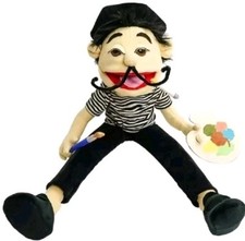 60cm Jeffy's Dad Jacques French Painter Plush Toy Cosplay Jeffy Hand Puppet Game