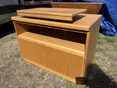 Vintage plan teak rotating - teak,