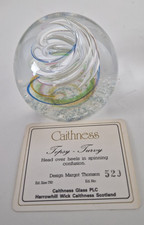 Caithness Topsy Turvey Limited Edition Glass Paperweight 529 of 750