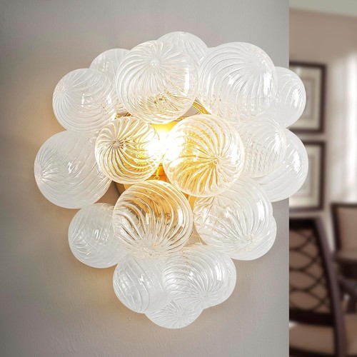 Modern bubble glass wall - modern,