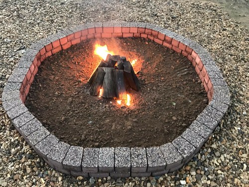 Octagon brown levels fire - brown, 2