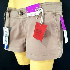MOSSIMO Womans Beige LOW RISE SHORTS Stretch "Core Shorts" - W32" - UK12 - £35