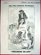 WORTHINGTON PALE ALE Beer (Treasure Island) Advert: Original Small 1927 Print AD